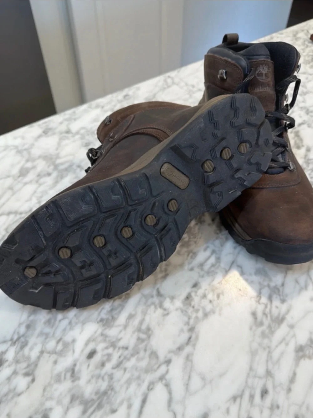 Timberland Men's Dark Brown Waterproof Leather Hiking Boots